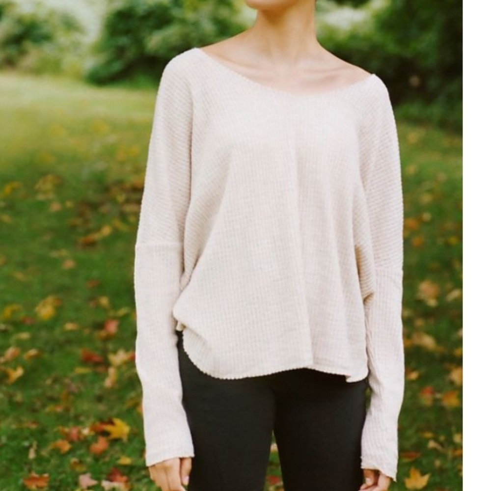 Our from under urban outfitters beige sweater